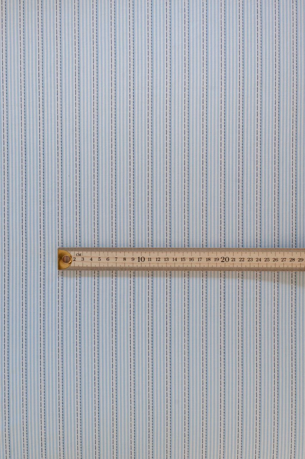 Organic Yarn-Dyed 100% Cotton Fabric – Nautical Stripe - 01
