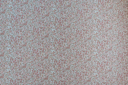 Organic 100% Cotton Cambric Fabric – Quiet Green - 01