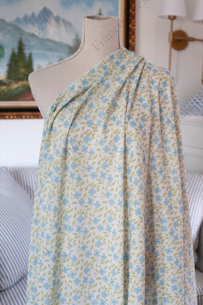 Organic 100% Cotton Voile Fabric – Lucky Clover - 01